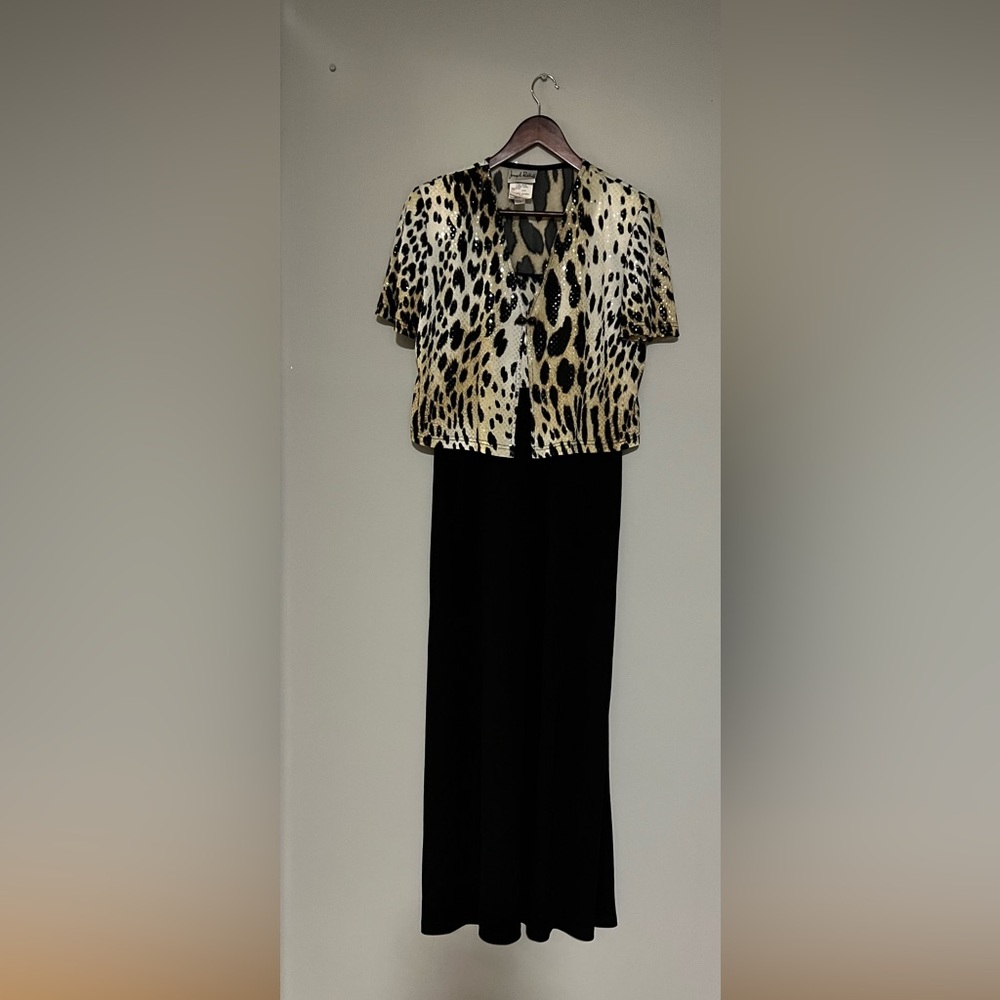 Joseph Ribkoff leopard print maxi dress